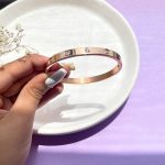 دستبند cartier استیل طلایی/ رزگلد