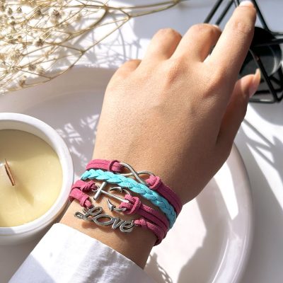 دستبند بینهایت Love لنگر چند لایه