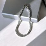 دستبند تنیسی 0.3mm آبکاری نقره