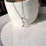 گردنبند نت جواهری نقره