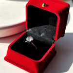 حلقه ازدواج جواهری نقره