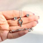 ست اشک آبکاری نقره ای