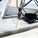 گردنبند صلیب استیل
