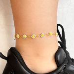 پابند گل بابونه استیل طلایی