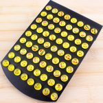 پک گوشواره emoji نقره ای