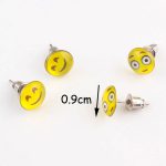 پک گوشواره emoji نقره ای
