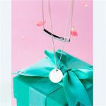 گردنبند مدال 2 زنجیر نقره