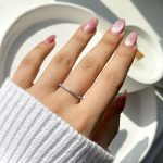 حلقه ساده جواهری نقره