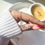 گردنبند قلب 2 حالته جواهری مگنتی نقره