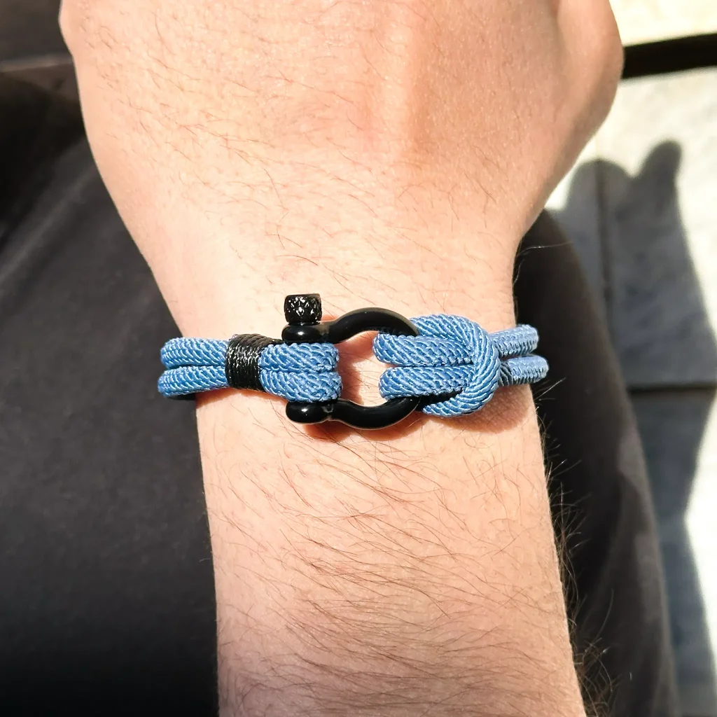 دستبند امگا طنابی استیل