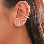 ایرکاف مار جواهری میخی آبکاری رودیوم طلایی / نقره ای