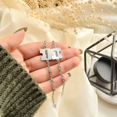 ست دستبند پازل soul mates کاپلی استیل