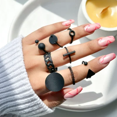 پک انگشتر سکه ای کارتیر مثلث