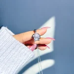 گردنبند خرگوش جواهری استیل