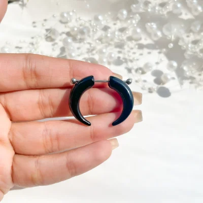 فیک پلاگ مشکی استیل