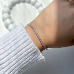 دستبند تنیسی 0.3mm صورتی قفل مارشال