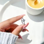 انگشتر آس پیک جواهری آبکاری رودیوم قابل تنظیم