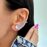 ایرکاف بال فرشته جواهری میخی آبکاری رودیوم
