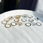 پک انگشتر پروانه قلب پاپیون