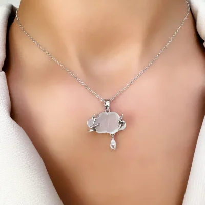 گردنبند ابر و رعد استیل