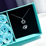 گردنبند زحل و ستاره استیل