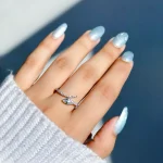 حلقه مار جواهری آبکاری رودیوم
