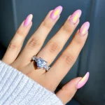 انگشتر قلب جواهری قابل تنظیم