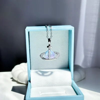 گردنبند زحل اپال استیل