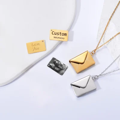 گردنبند پاکت نامه استیل