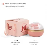 جعبه گل رز جاودان توپی