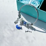 دستبند پاندورا صدف دم وال قلب درخت