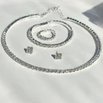 ست چوکر کامل جواهری 3 لاین / تک لاین