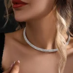 ست چوکر کامل جواهری 3 لاین / تک لاین