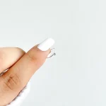 پیرسینگ بینی تک کریستال نقره