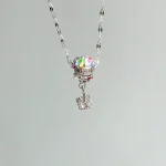 گردنبند خونه اپ مینیمال زنجیر استیل