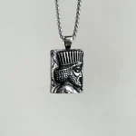 گردنبند سرباز هخامنشی استیل