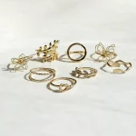 پک انگشتر برگ قلب گل پروانه