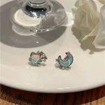 گوشواره ماه ستاره مینیمال