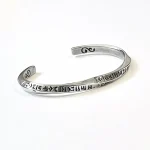 دستبند طرح میخی استیل مات و براق