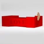 باکس گل رز جاودان Everlasting Love باکس تمام گل رز جاودان جعبه گل رز جاودان love جعبه تمام گل رز جاودان عشق قرمز جواهری ولنتاین سورپرایز