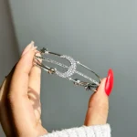 بنگل ماه ستاره تنیسی جواهری