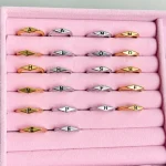 انگشتر حروف مینیمال فری سایز