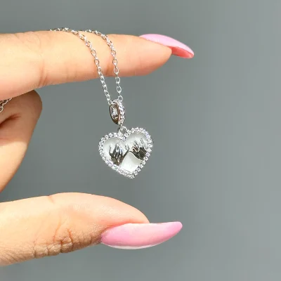 گردنبند قول قلب جواهری