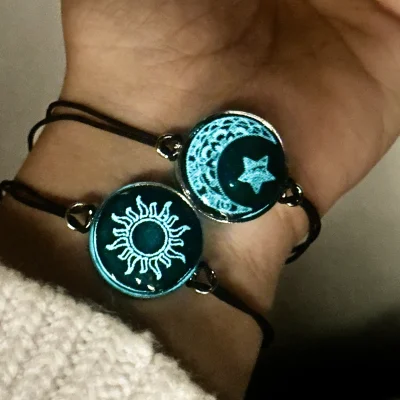 دستبند خورشید ماه شب تاب کاپلی
