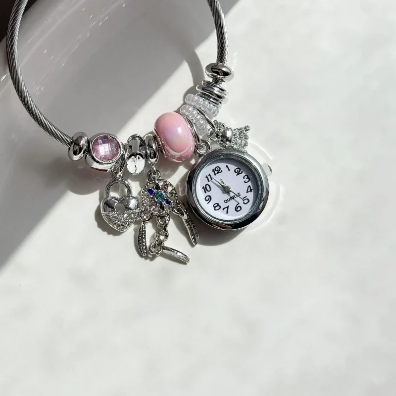 بنگل پاندورا Dreamcatcher قلب ساعت