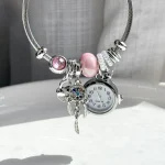 بنگل پاندورا Dreamcatcher قلب ساعت