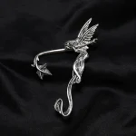 ایرکاف فرشته گوتیک آبکاری نقره