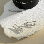 گوشواره برگ گندم مینیمال