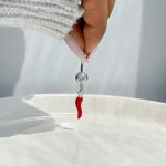 پیرسینگ ناف فلفل هات چیلی استیل