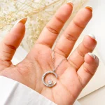 گردنبند آویزدار ماه ستاره